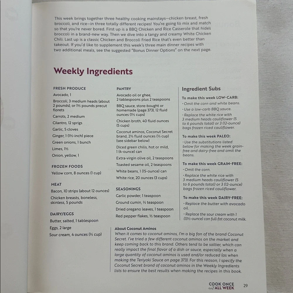 Cook Once, Eat All‎ Week by Cassy Joy Garcia | Meal Prep Cookbook | Gluten-Free